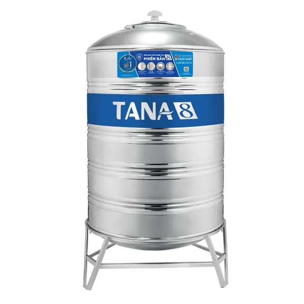 Bồn nước inox Tân Á 8 – 4500L Đứng