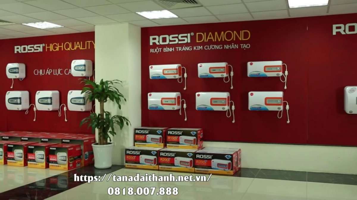 Cửa hàng bán bình nước nóng Rossi Tân Á Đại Thành tại quận Tây Hồ